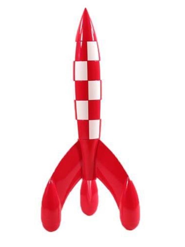 Moulinsart - Tintin Moon Rocket 17 cm - Figuuri