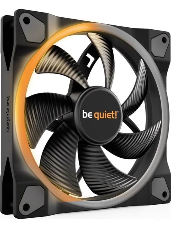 be quiet! LIGHT WINGS 140mm PWM - Kotelotuuletin - 140mm - Musta RGB LED valolla - 23 dBA
