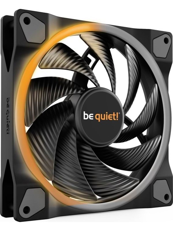 be quiet! KEVYT SIIVET 140mm PWM korkeanopeus - Kotelotuuletin - 140mm - Musta RGB LED valolla - 31 dBA