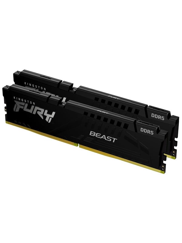 Kingston FURY Beast DDR5-5600 - 32GB - CL40 - Dual Channel (2 pcs) - Intel XMP - Musta