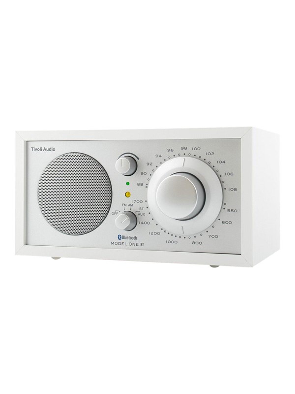 Tivoli Audio H-kaiutinKlassinen malli yksi Bluetooth-kaiutin - Radio - Valkoinen
