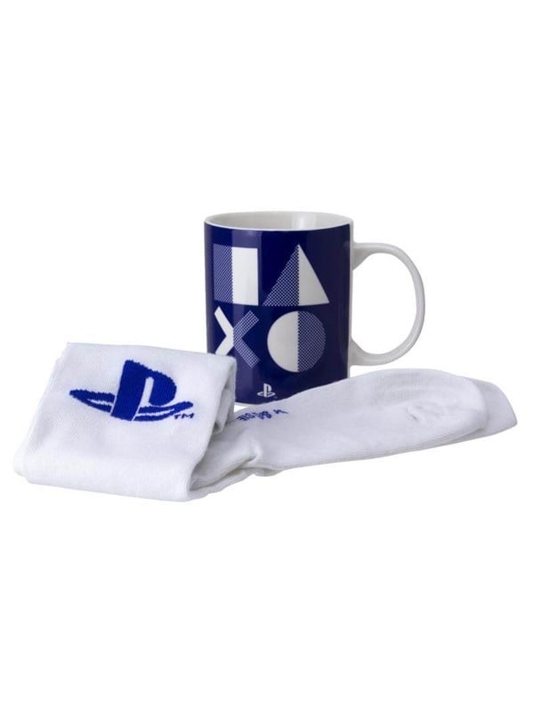 Paladone - Playstation-mukin ja -sukkien lahjapakkaus - Sukat