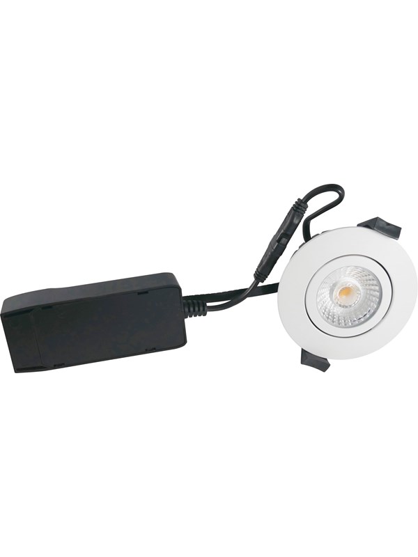 Nordtronic Low Profile ECO 6W 3000K IP54 - mattavalkoinen