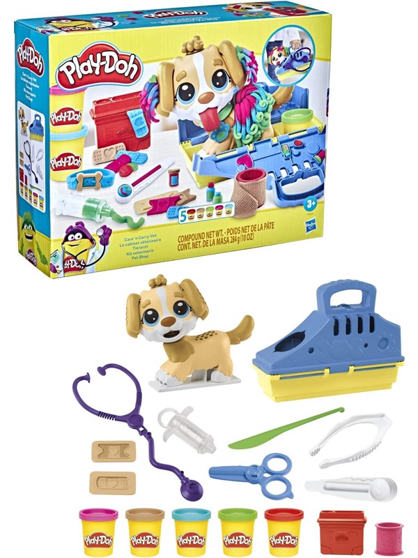 Play-Doh Hoitaja ja Kuljetuseläinlääkäri