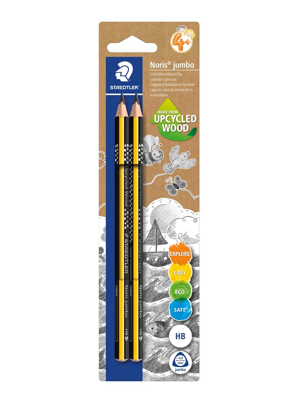 Staedtler Pencil Noris jumbo 2pcs bc FSC 100%
