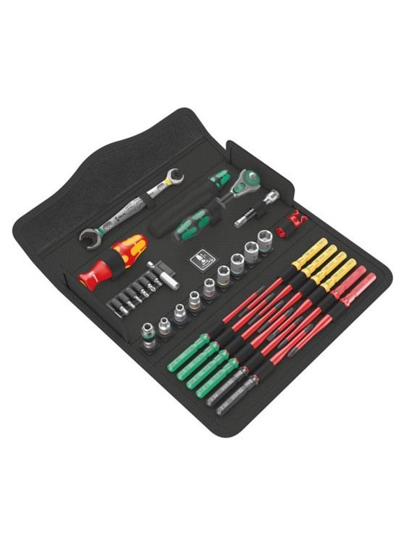 Wera Kraftform Kompakt W 2 Maintenance -työkalusarja, 35 osaa.