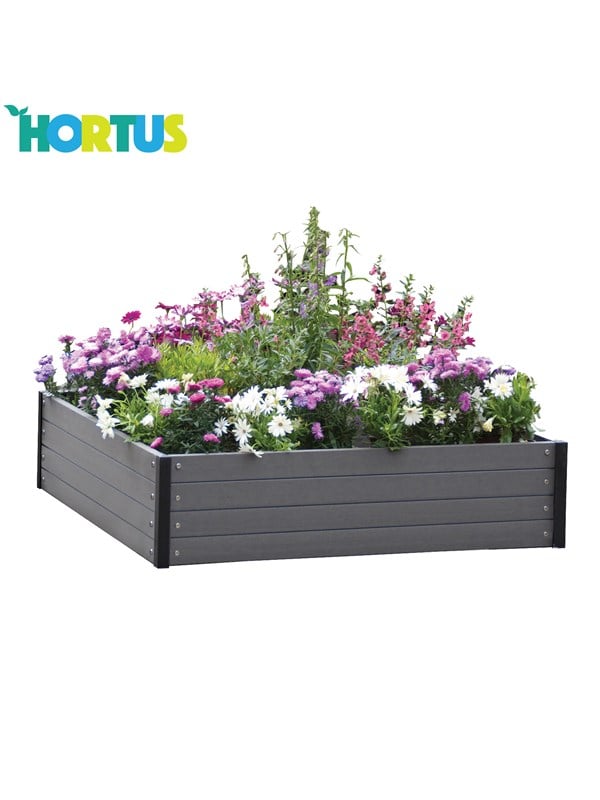 HORTUS Istutuslaatikko, komposiitti, 24x110x110 cm