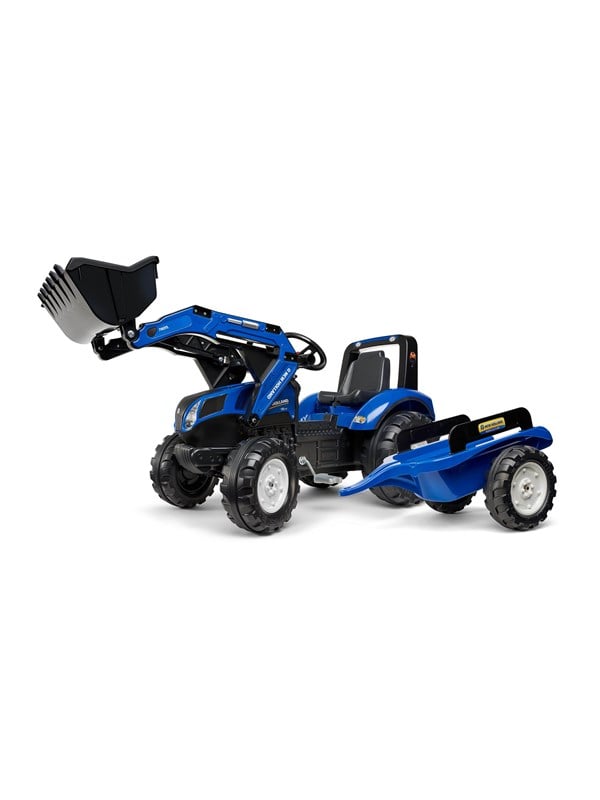 Falk Kuormaajalla ja peräkärryllä New Holland