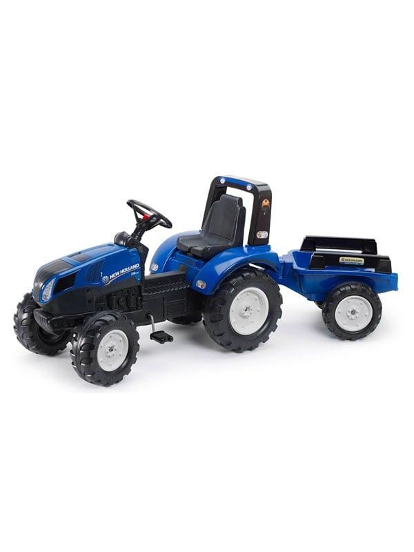 Falk Traktori peräkärryllä New Holland