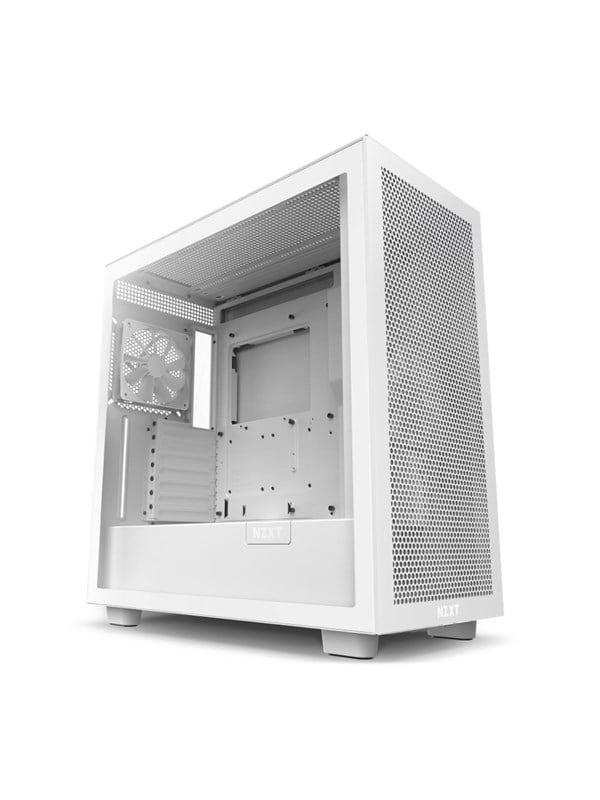 NZXT H7 Flow Matte Valkoinen - Kotelot - Miditower - Valkoinen