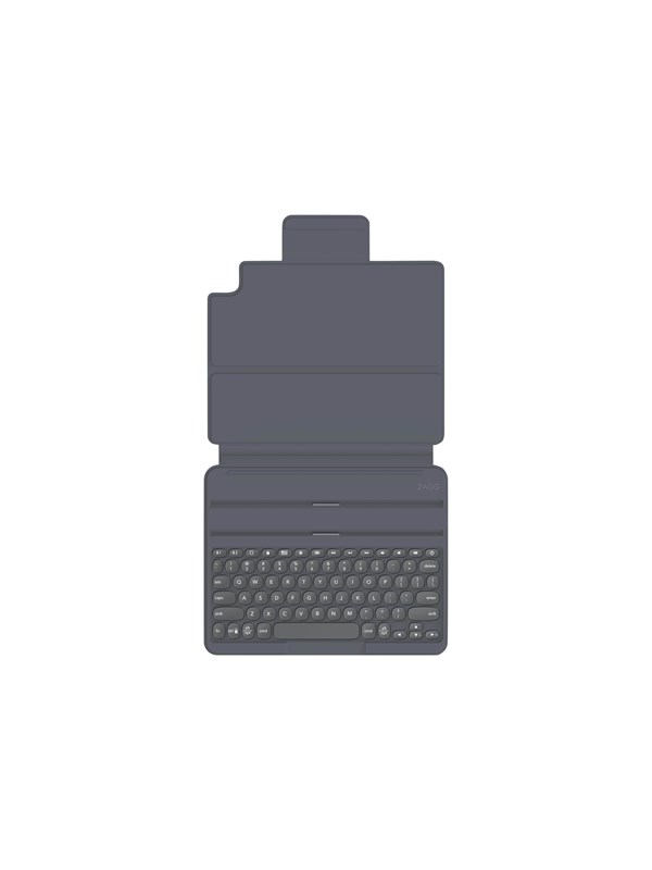 ZAGG Pro Keys - Näppäimistö & Foliosetti - Pohjoismainen - Harmaa