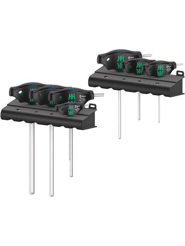 Wera 454/7 HF Setti 1 ruuvimeisselisetti T-kahvalla varustetut Hex-Plus -ruuvimeisselit pidätysfunktiolla 7 kappaletta
