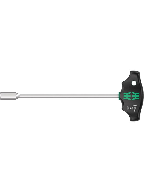 Wera 495 T-kahva pistorasia avain ruuvimeisseli 10 x 230 mm