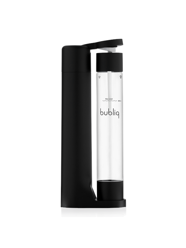 Bubliq drink carbonator incl. gas cylinder - Matte black