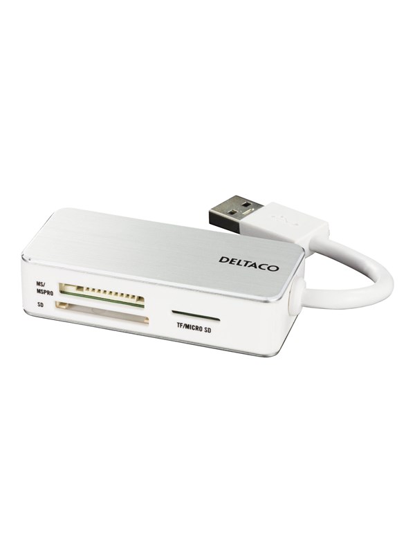 Deltaco UCR-147 - Card reader (MS PRO ms PRO Duo TransFlash SDHC microSDHC) USB 3.0