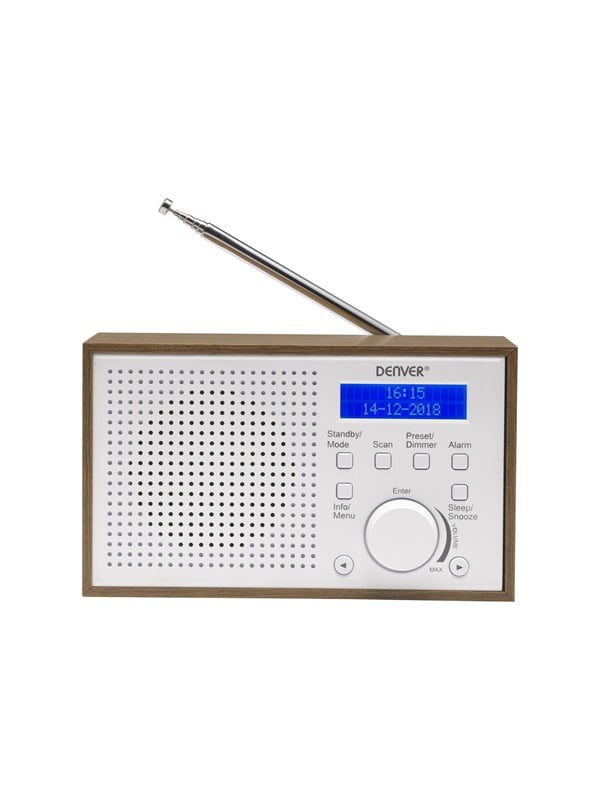 DENVER DAB-46 - Kannettava DAB-radio - DAB/DAB+/FM