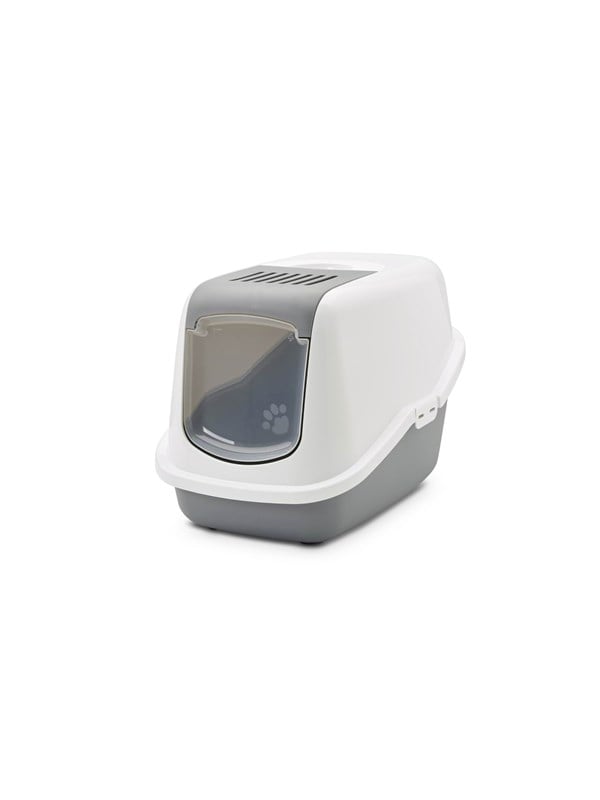 Savic Nestor Cat Toilet Home Grey White 56x39cm