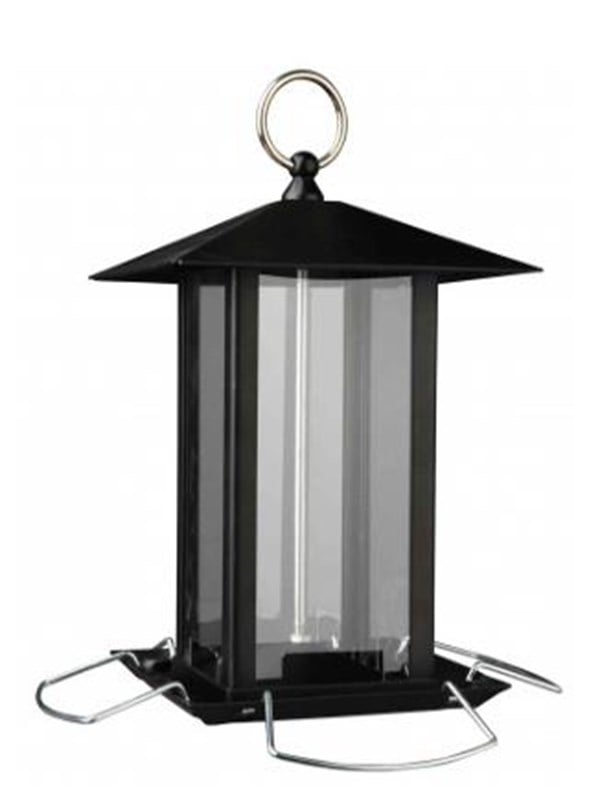 Trixie Food dispenser metal 1000 ml/20 cm black