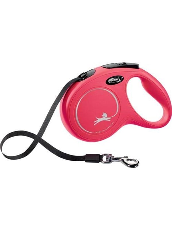 Flexi New CLASSIC M/L leash 5 m Punainen