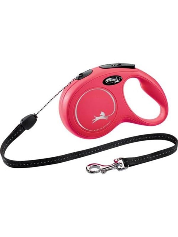 Flexi New Classic Dog kelatalutin 8 m, Pink, Max 12kg.