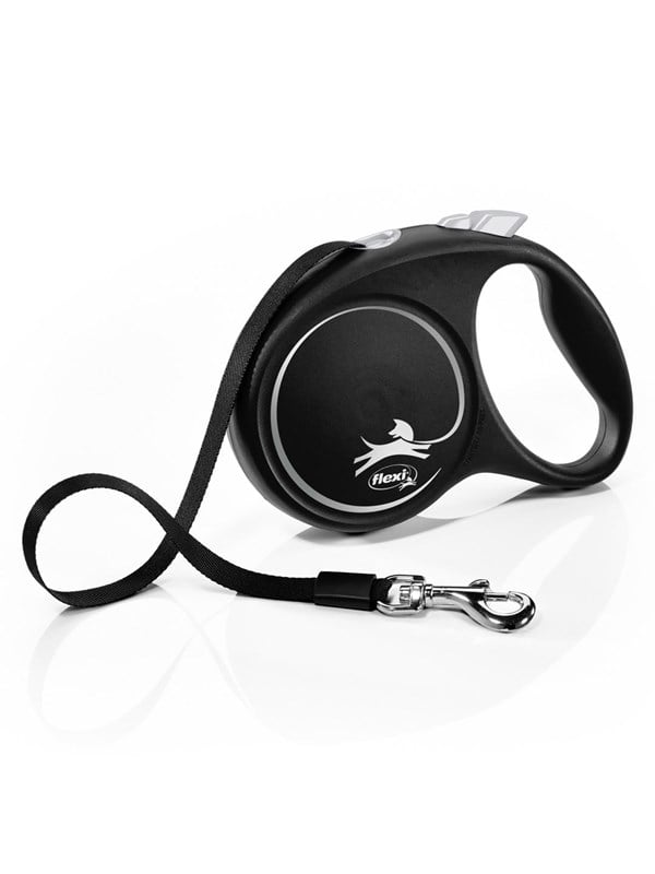 Flexi Musta Design m leash 5 m 25 kg Musta