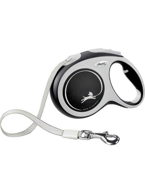 Flexi New Comfort L Tape Leash 5m 60kg Black
