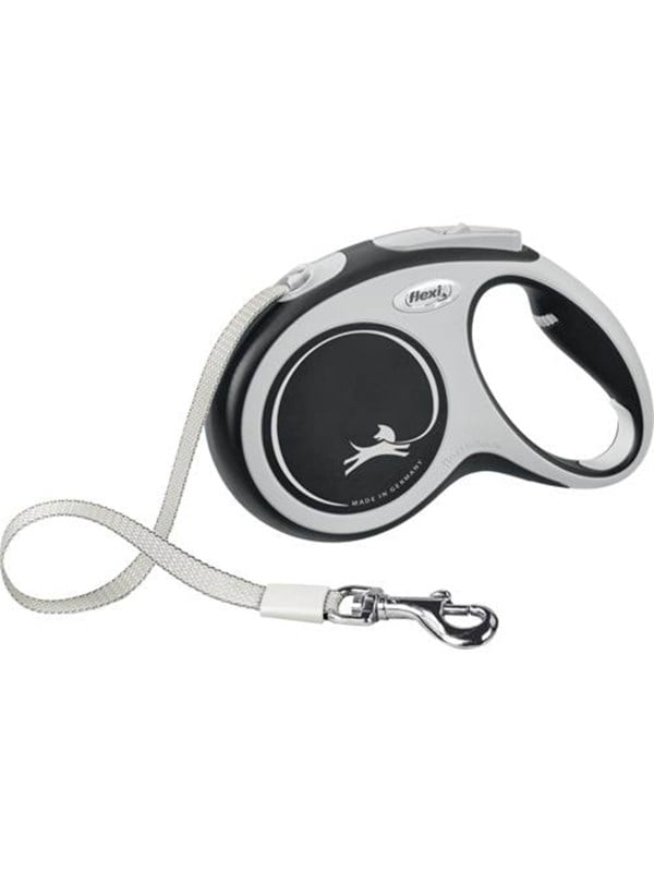 Flexi New Comfort M Tape Leash 5m 25kg Black