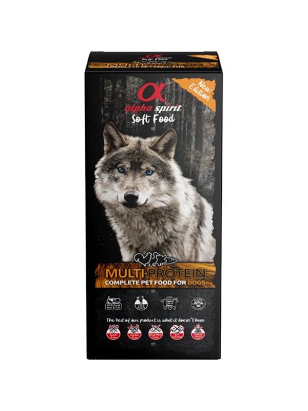 Alpha Spirit Puolikostea moniproteiininen 9 kg (45x200g)