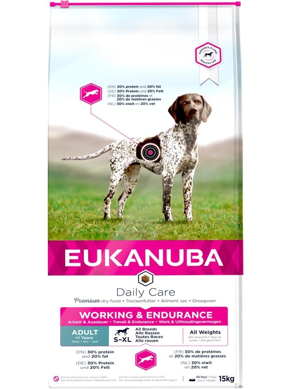 Eukanuba Daily Care Working & Endurance Adult All Breed 15kg