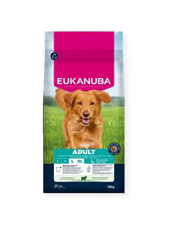 Eukanuba Adult Large Breed, Lamb & Rice, 12kg
