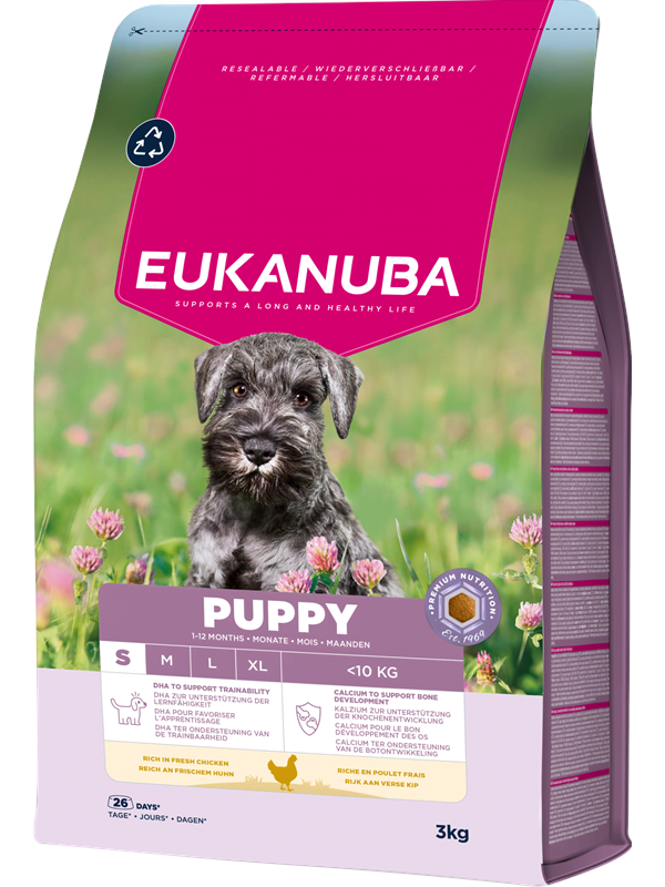Eukanuba Puppy Small Breed Tuore Kana 3kg