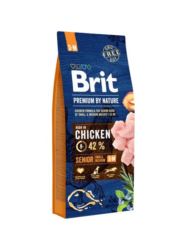 Brit Premium luonnostaan Seniori S/M 15 kg