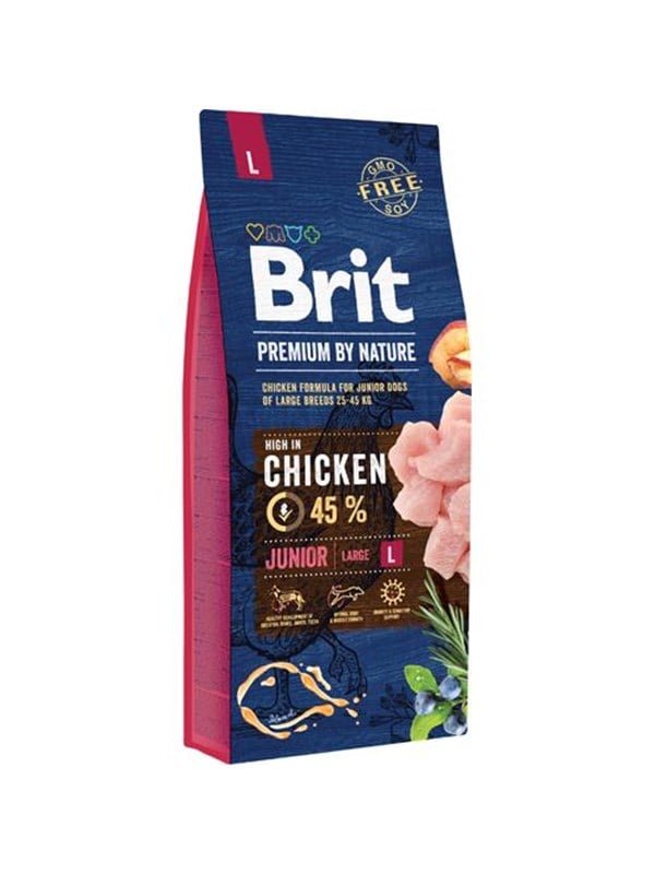 Brit Premium luonnollinen juniori L 15 kg