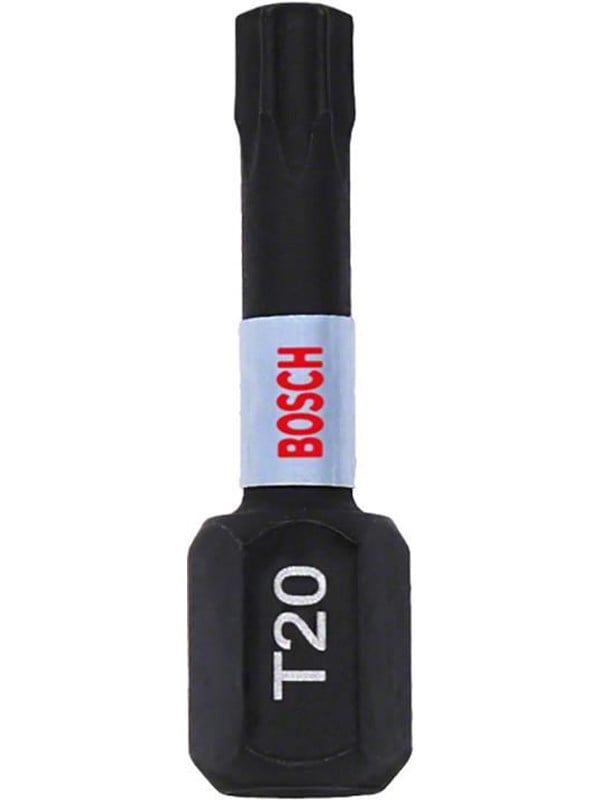 Bosch Vaikutuksen hallinta T20 ruuvimeisselin kärjet 25 mm 2 kpl.
