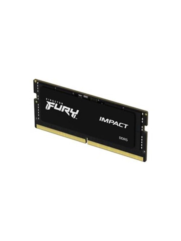 Kingston FURY Impact DDR5-4800 - 32GB - CL38 - Single Channel (1 pcs) - Musta