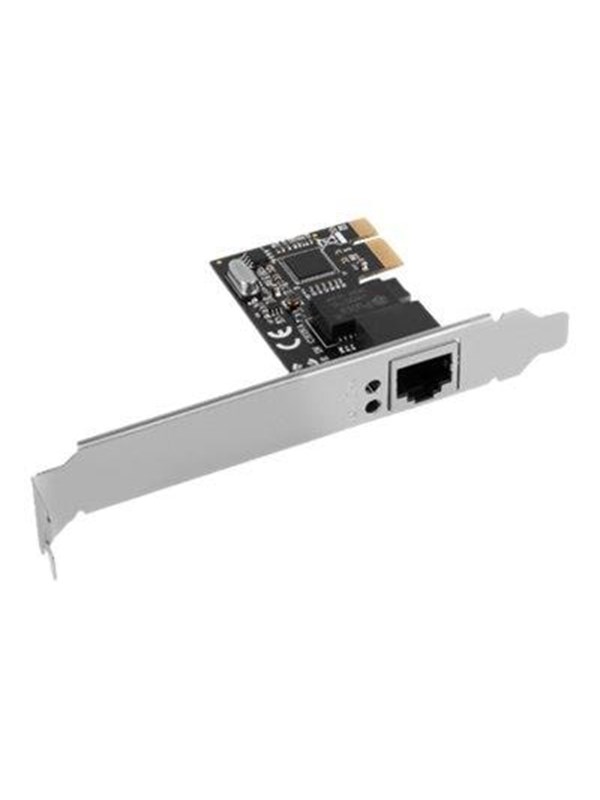 Lanberg PCE-1GB-201 - verkkosovitin - PCIe - Gigabit Ethernet x 1
