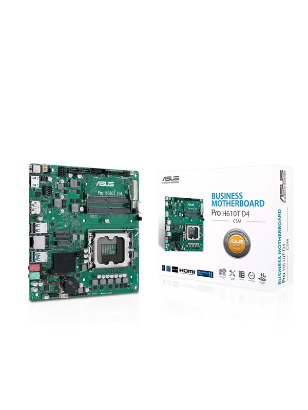 Asus PRO H610T D4-CSM LGA1700 Mini-ITX -emolevy
