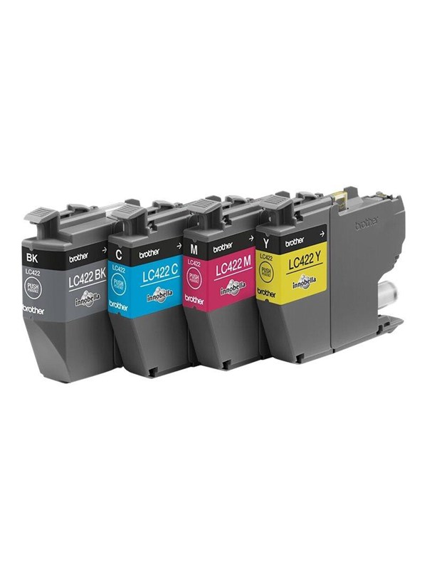Brother LC 422 Value Pack - (Black Yellow Cyan Magenta) Ink