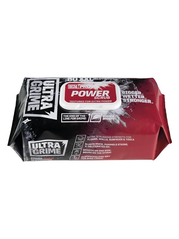 UNIWIPE UltraGrime Pro Teho Scrub Wipes