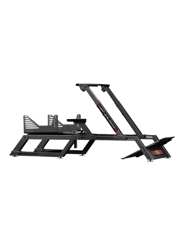 Next Level Racing F-GT - racing simulator cockpit frame - carbon steel - matte black Sim-racing-ohjaamo - Hiiliteräs - Jopa 135 kg