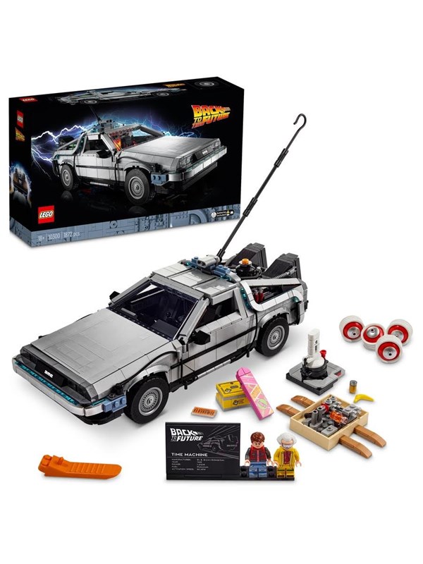 LEGO Icons 10300 Aikakone Paluu tulevaisuuteen ‑elokuvasta