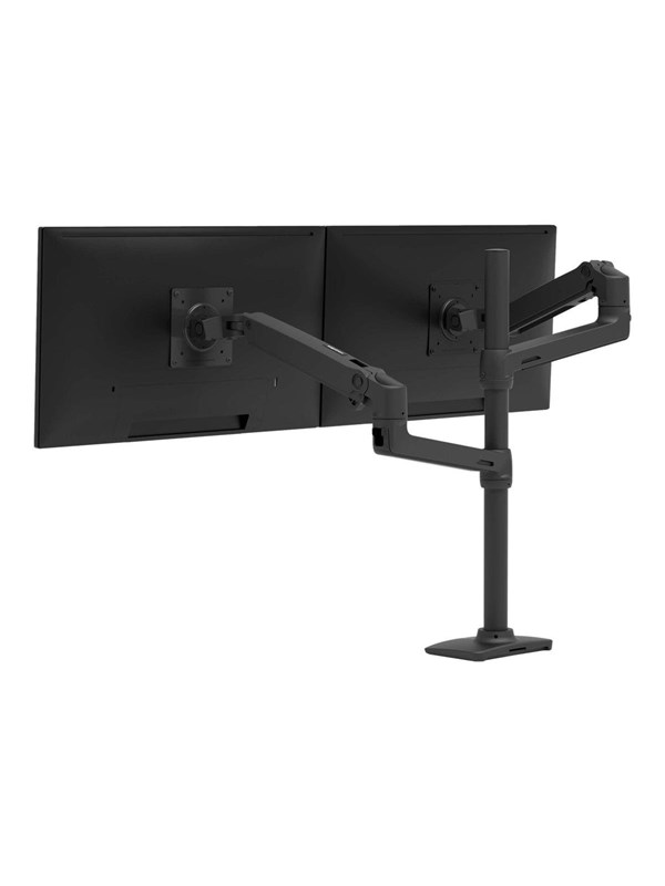 Ergotron LX Dual Stacking Arm Tall Pole (matta musta)