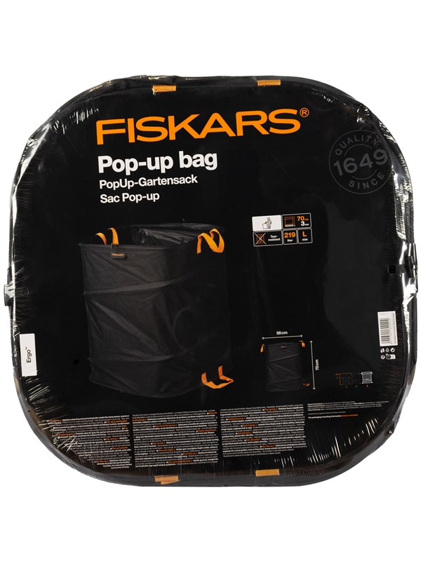 Fiskars Ergo pop-up puutarhasäkki L 219 L