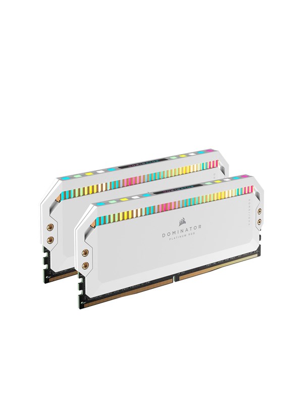 Corsair Dominator Platinum RGB DDR5-6200 - 32GB - CL36 - Dual Channel (2 pcs) - Intel XMP - Valkoinen RGB
