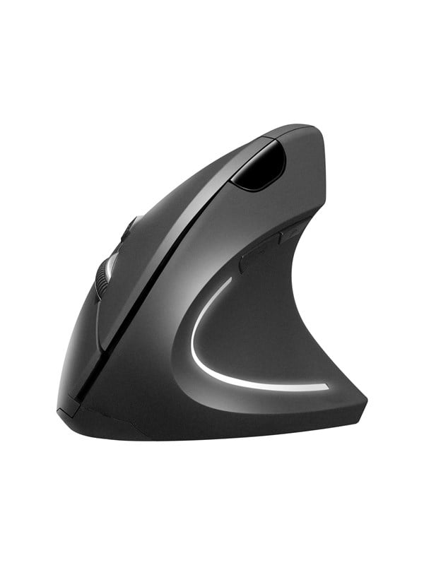Sandberg Langallinen pystyhiiri - Vertical mouse - Optinen - 6 painiketta - Musta
