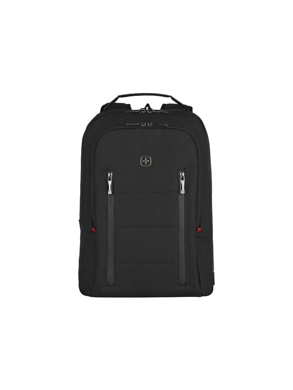 Wenger City Traveler Reppu sopiva Laptop 16" | Musta