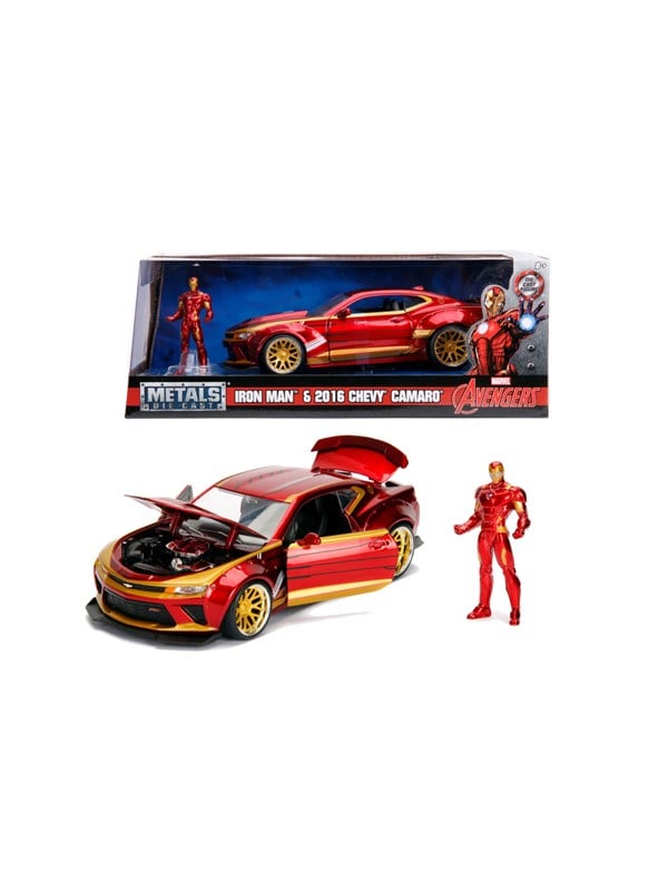 Jada Toys Jada Marvel Iron Man 2016 Chevy Camaro SS mittakaavassa 1:24