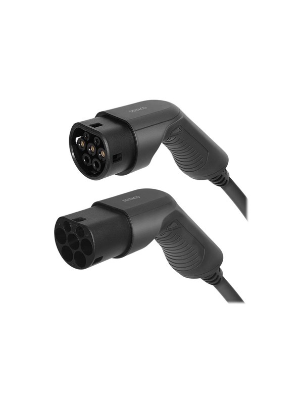 Deltaco e-Charge charging cable 10 m Musta