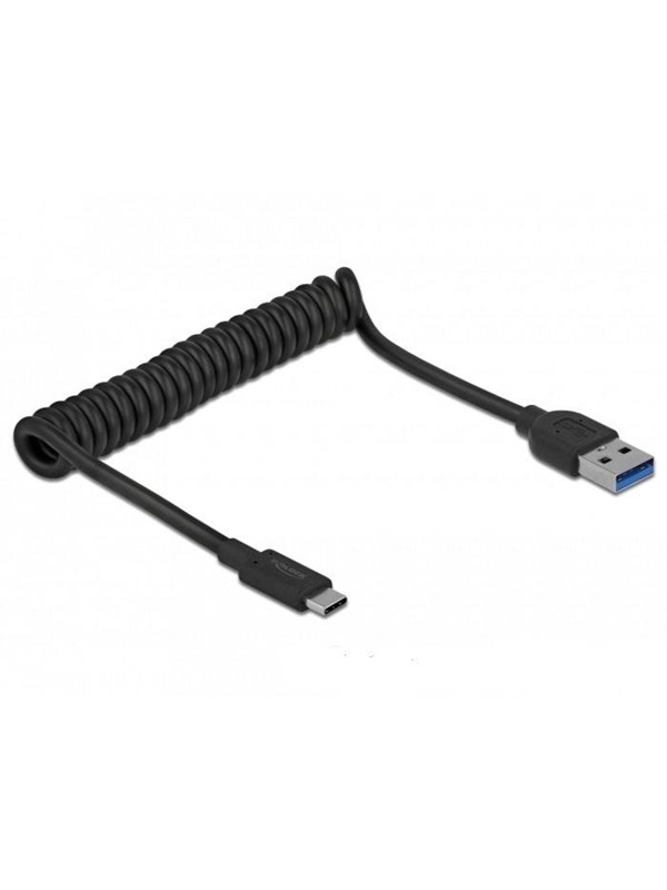 DeLOCK USB 3.1 Gen 2 kierrejohto, tyyppi-A uros - tyyppi-C uros
