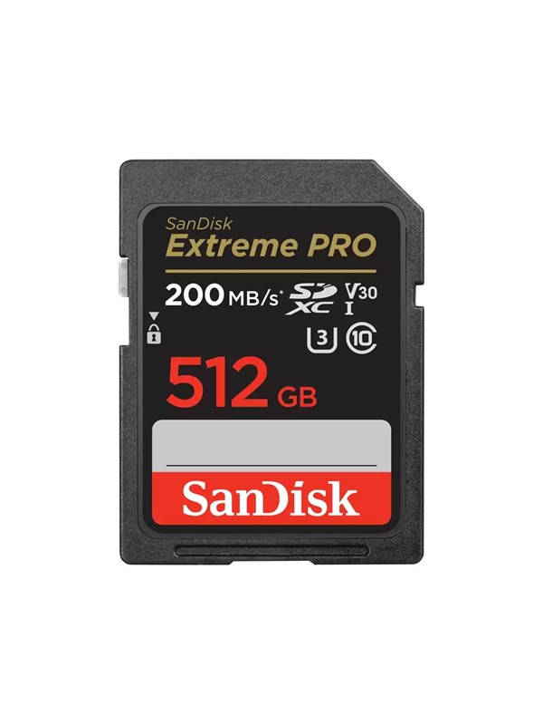 SANDISK Extreme PRO SD - 200MB/s - 512GB